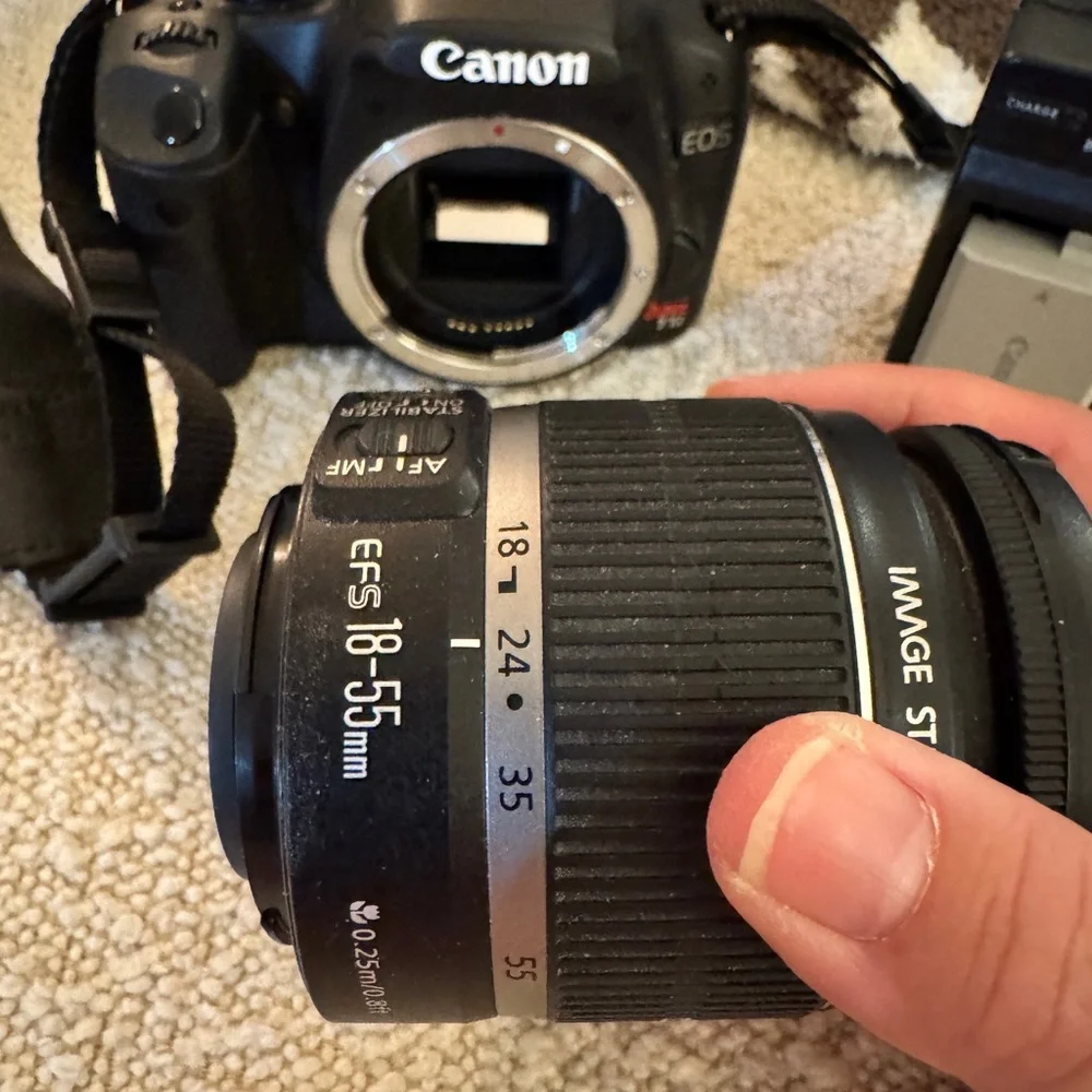 Canon EOS Rebel T1i Black Digital Camera Sleek Design